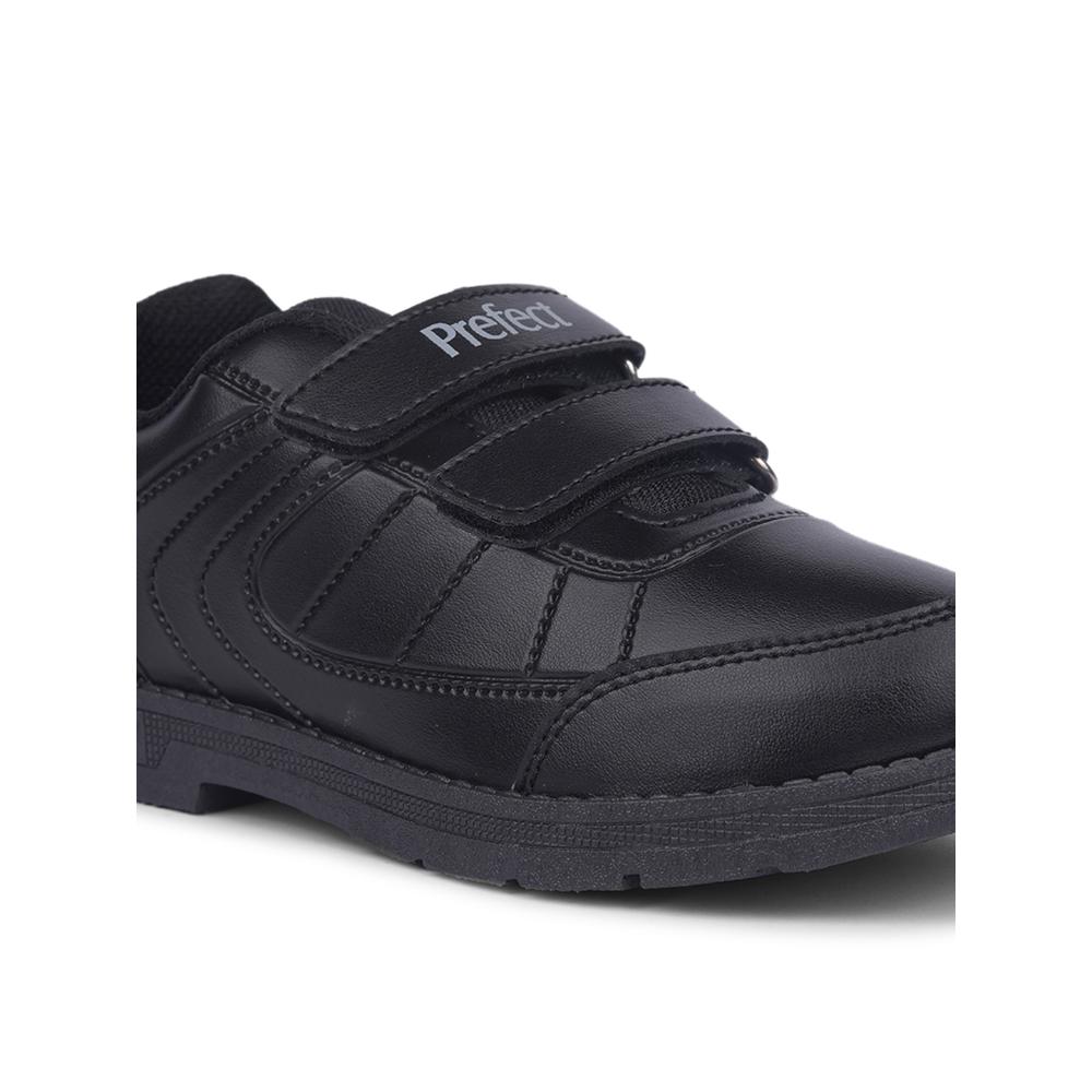 Prefect By Liberty Kids SCHOOLFUN Black School Non Lacing Shoes