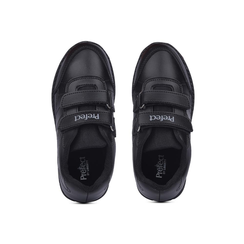 Prefect By Liberty Kids SCHOOLFUN Black School Non Lacing Shoes