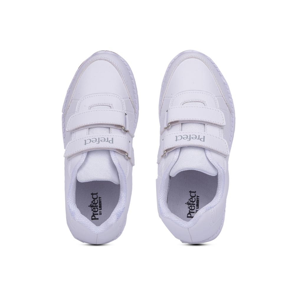 Prefect By Liberty Kids SCHOOLFUN White School Non Lacing Shoes