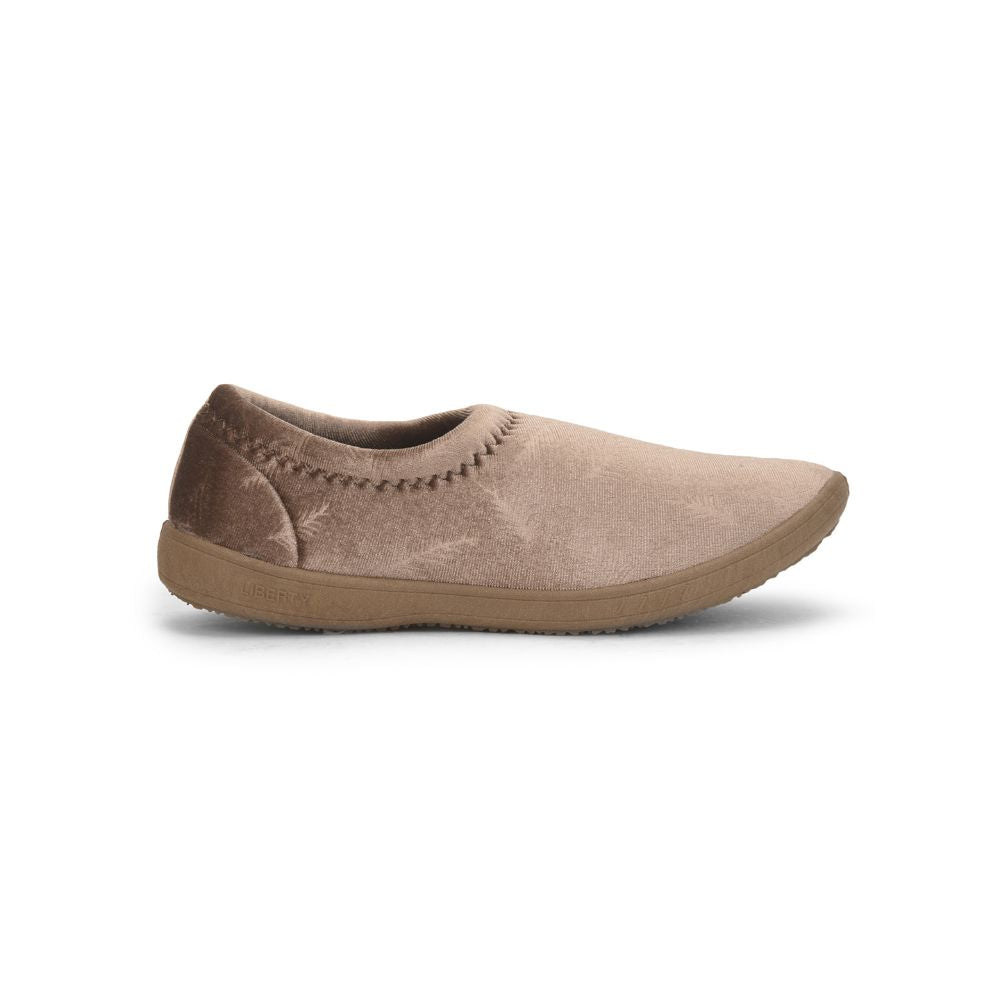 Gliders (Beige) Casual Slip on Shoes For Ladies HILSON-2E By Liberty