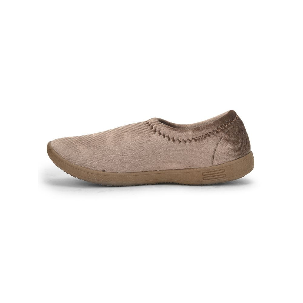 Gliders (Beige) Casual Slip on Shoes For Ladies HILSON-2E By Liberty