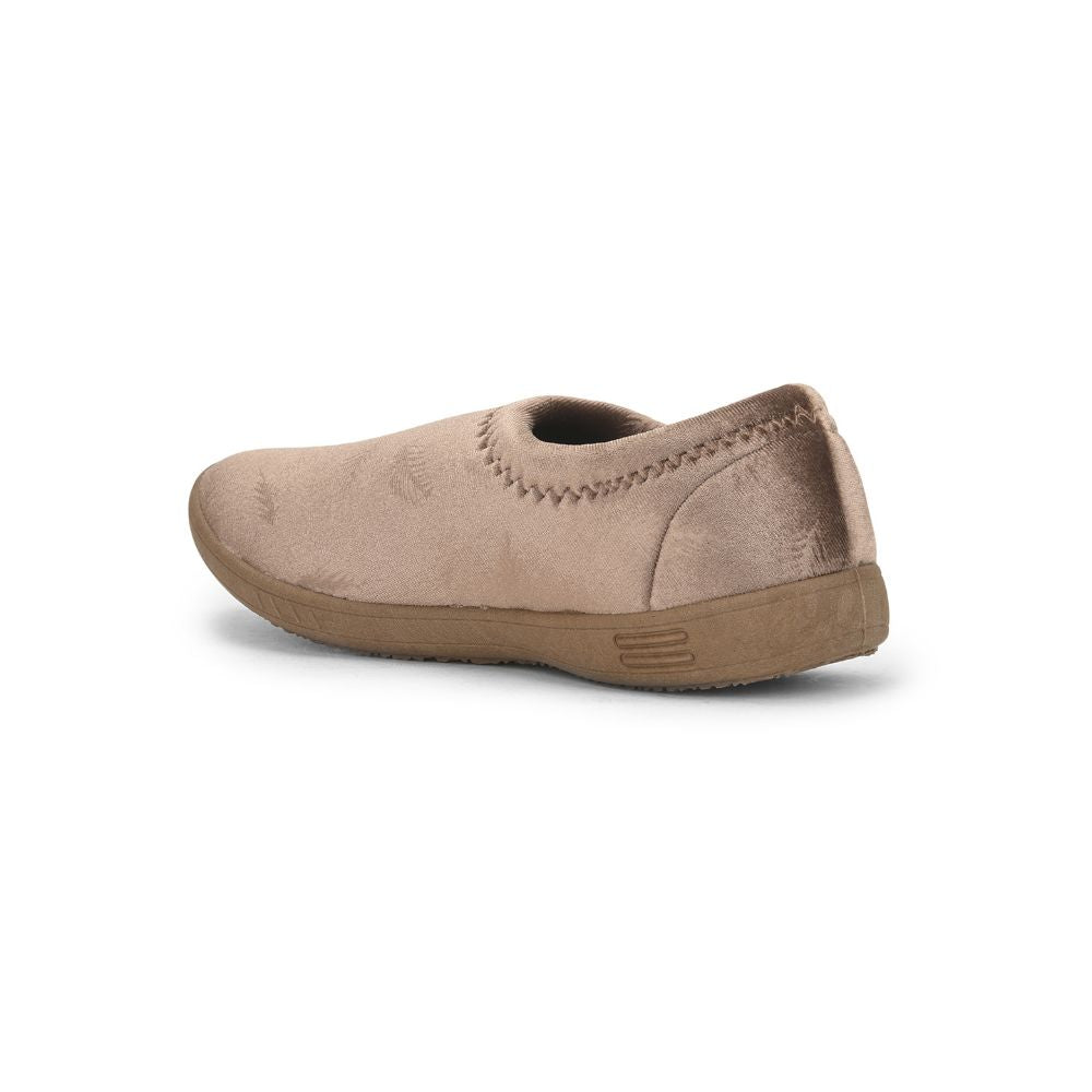 Gliders (Beige) Casual Slip on Shoes For Ladies HILSON-2E By Liberty