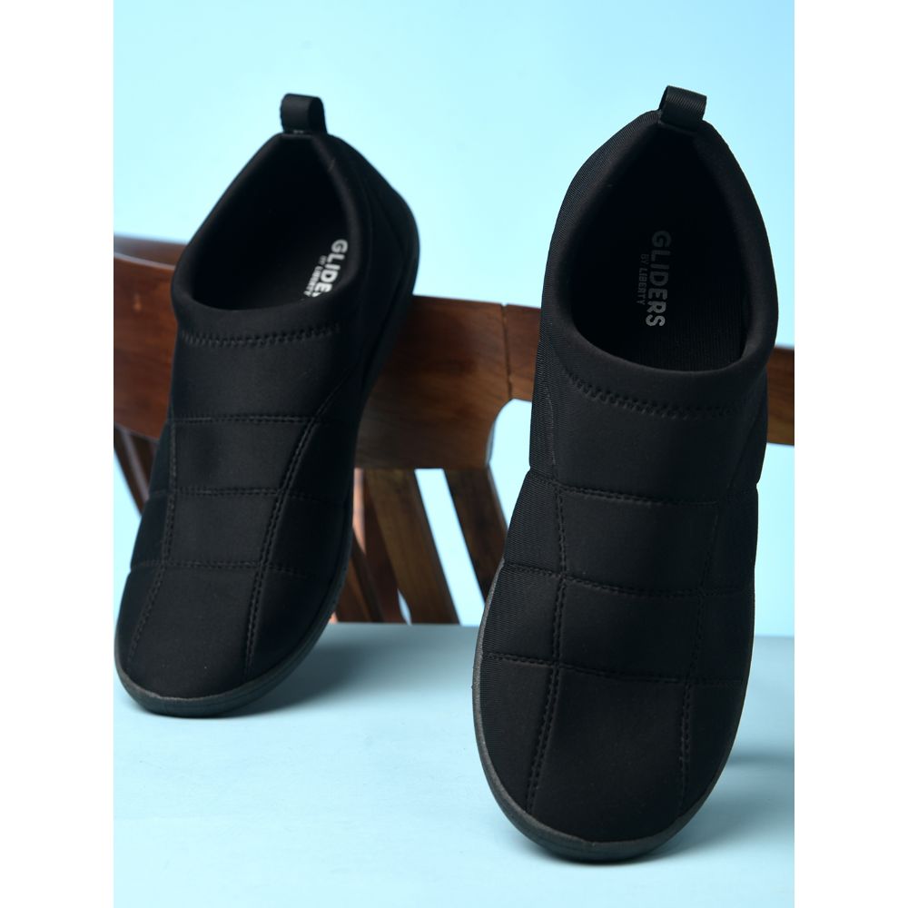 Gliders (Black) Casual Slip on Shoes For Men Harvey-91 By Liberty