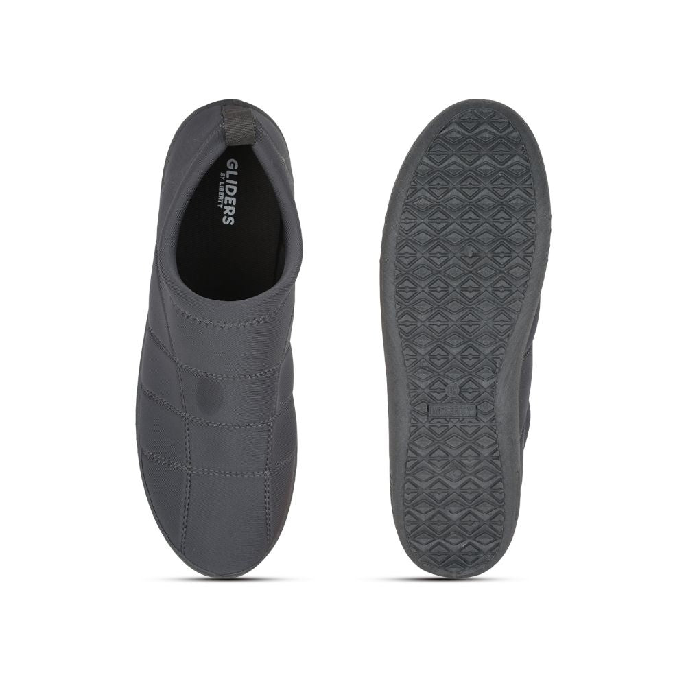 Gliders (Grey) Casual Slip on Shoes For Men HARVEY-91 By Liberty