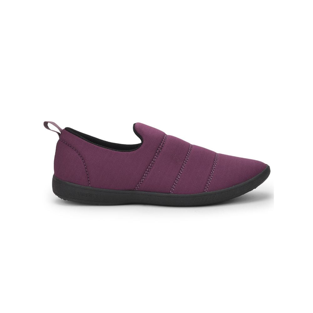 Gliders (Purple) Casual Slip on Shoes For Ladies Harvey-3 By Liberty