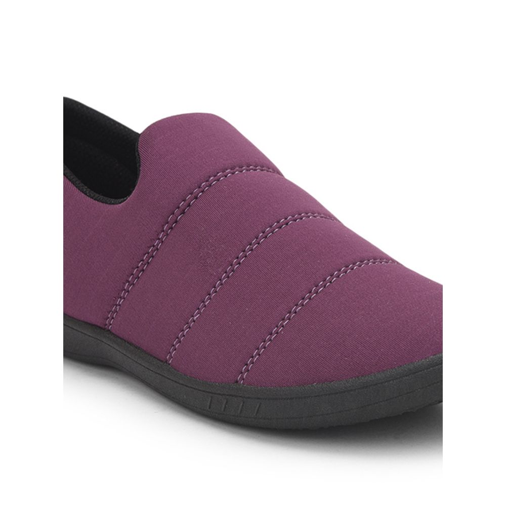 Gliders (Purple) Casual Slip on Shoes For Ladies Harvey-3 By Liberty