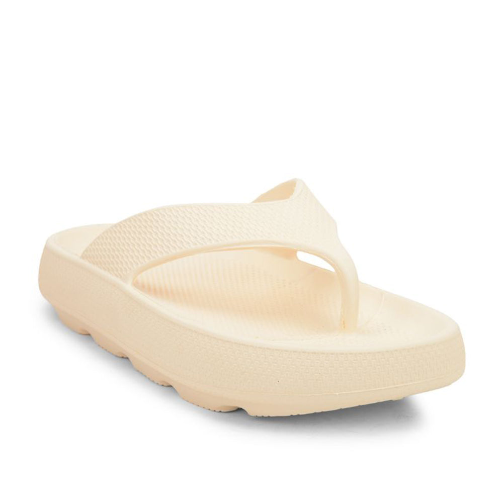 A-HA Casual Beige Flip Flop For Women COMFYWALK2 By Liberty