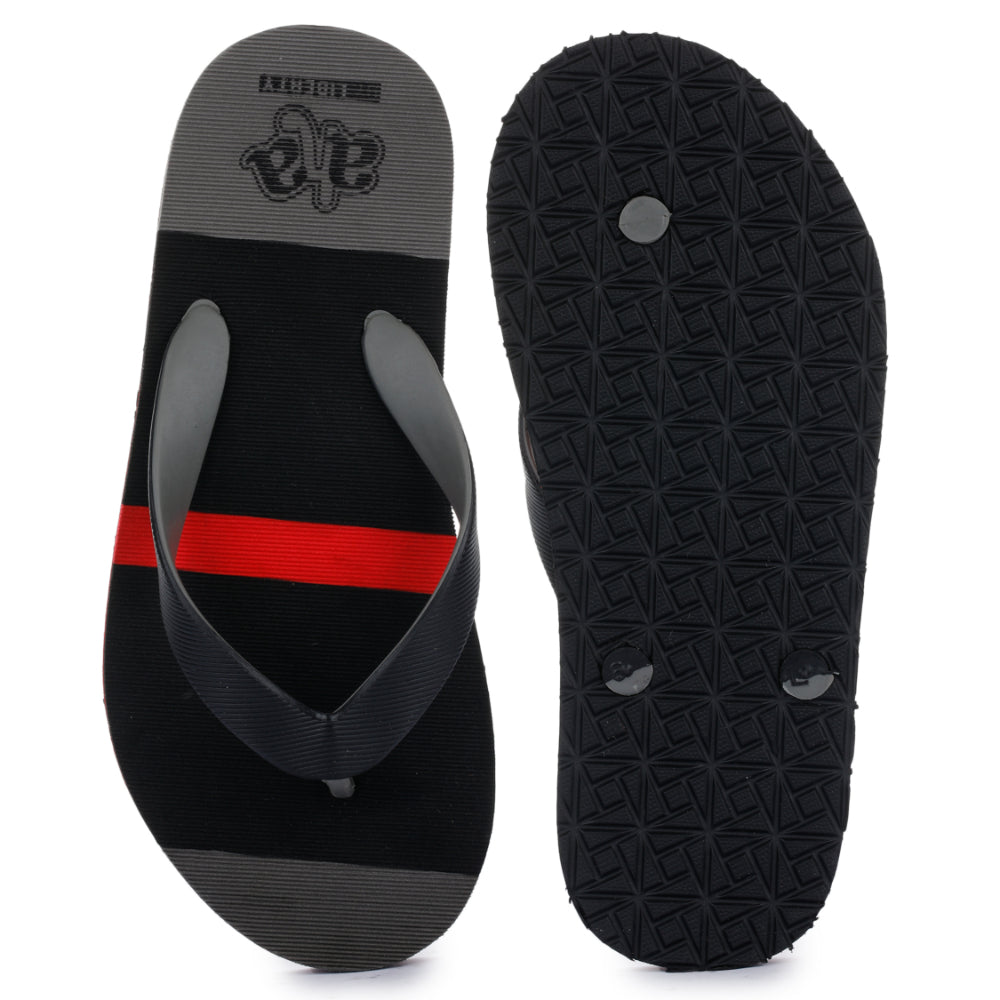 A-HA Casual Black Flip Flop For Men D15-4 By Liberty