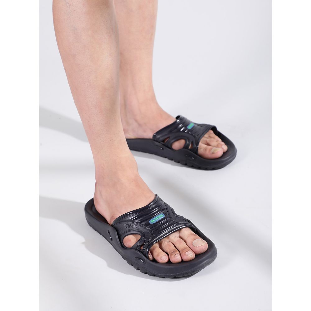 A-HA By Liberty Blue Slides For Men GLD.BEACHN