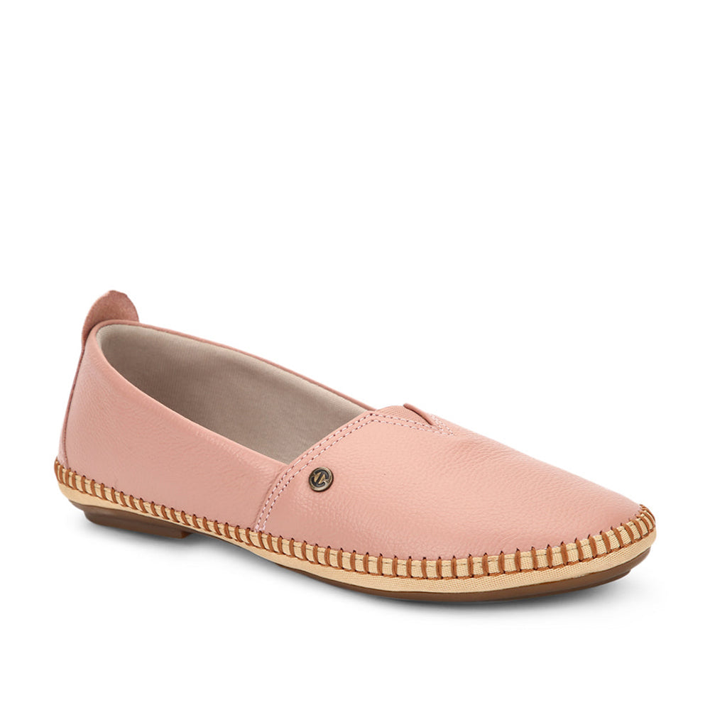 Healers Casual (Peach) Ballerina Shoes For Ladies LARRY-2 By Liberty