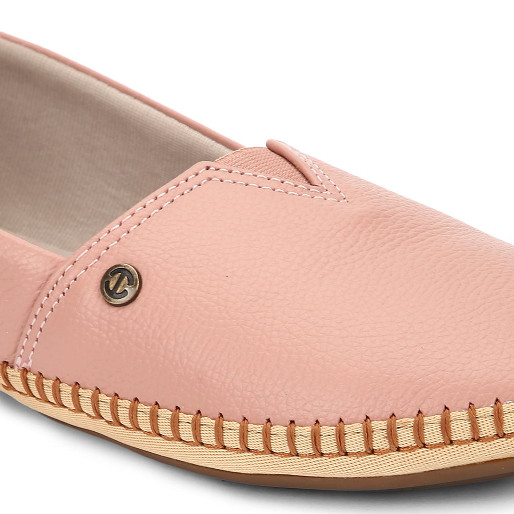 Healers Casual (Peach) Ballerina Shoes For Ladies LARRY-2 By Liberty