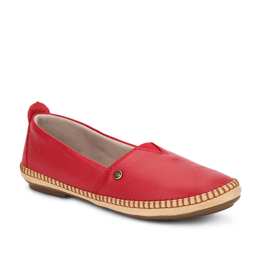 Healers Casual (Red) Ballerina Shoes For Women LARRY-2 By Liberty