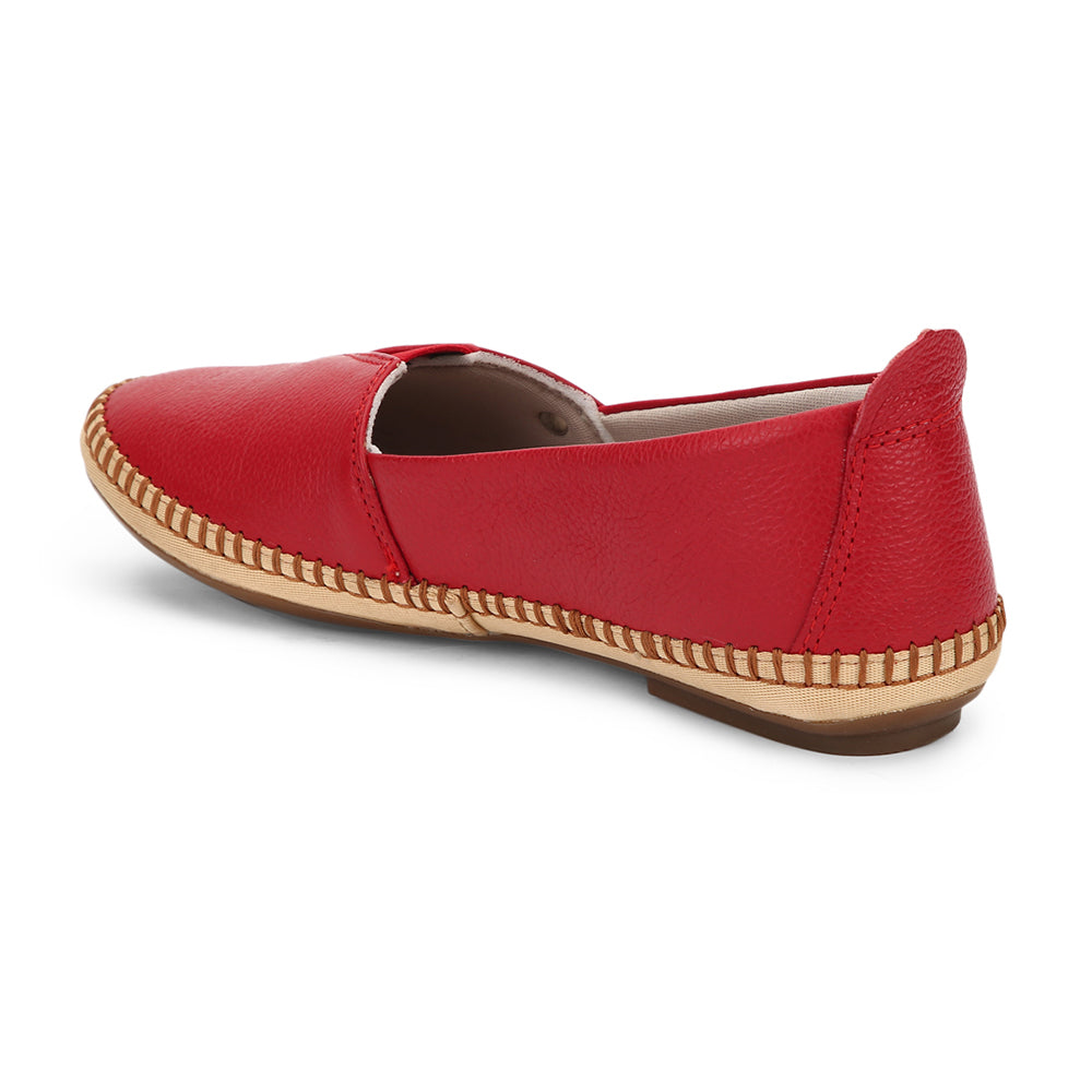 Healers Casual (Red) Ballerina Shoes For Women LARRY-2 By Liberty