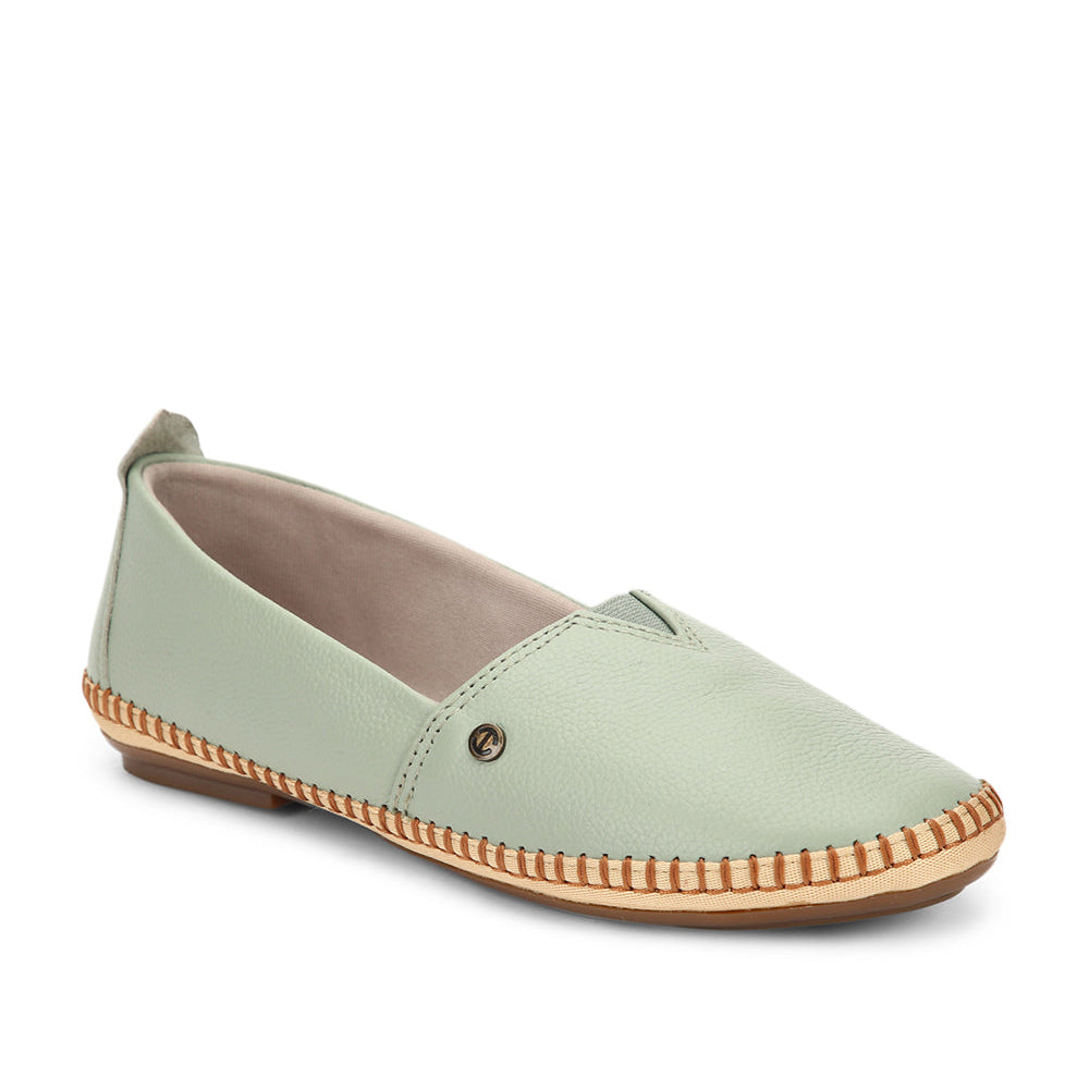 Healers Casual (Sea Green) Ballerina Shoes For Women LARRY-2 By Liberty