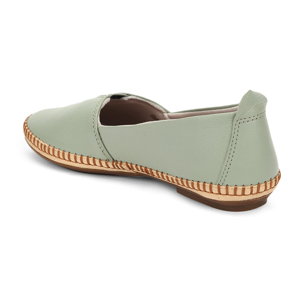 Healers Casual (Sea Green) Ballerina Shoes For Women LARRY-2 By Liberty