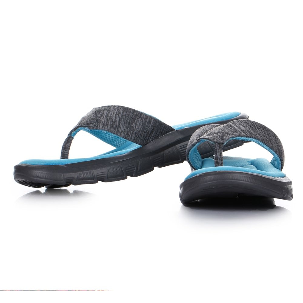 A-HA Casual Blue Flip Flops For Women CUSHION-2 By Liberty