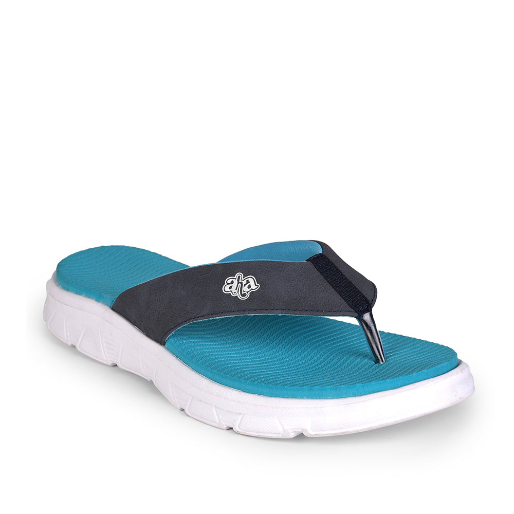 A-HA Casual Blue Slipper For Women Cushion-3N By Liberty