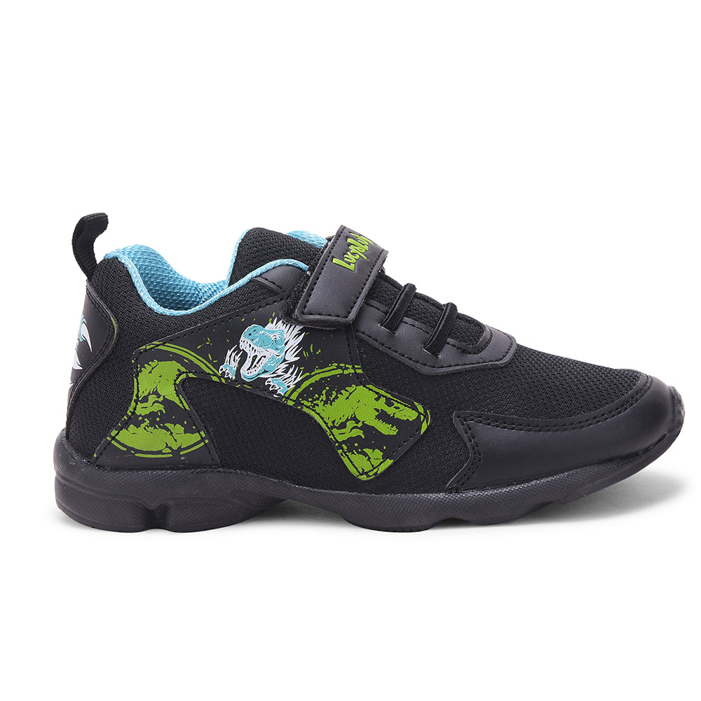 Lucy & Luke by Liberty Kids KSN-664 Black Casual Non Lacing Shoes