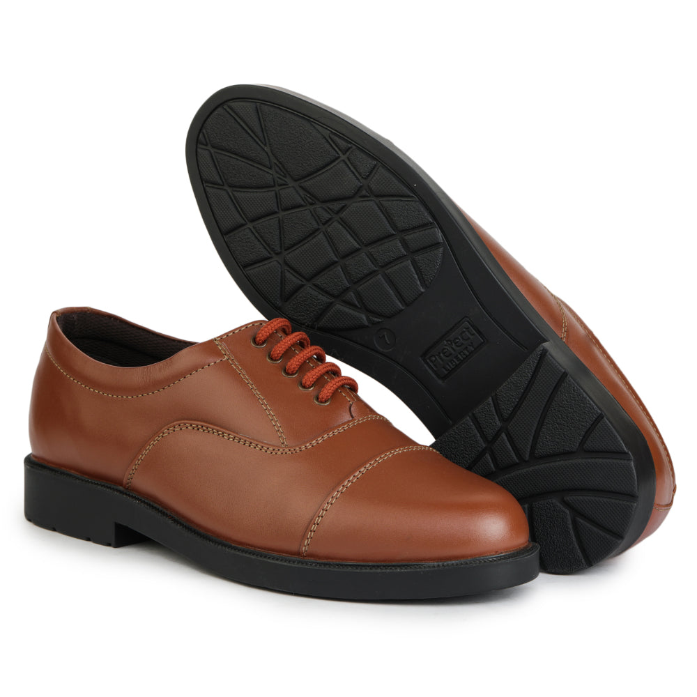 Prefect Formal Lace Up Shoes Men (TAN) 5238-219B By Liberty