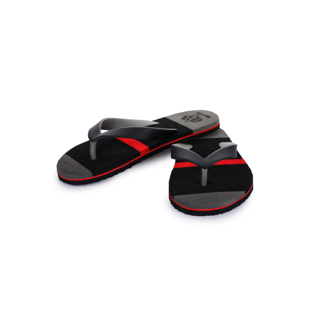 A-HA Casual Black Flip Flop For Men D15-4 By Liberty