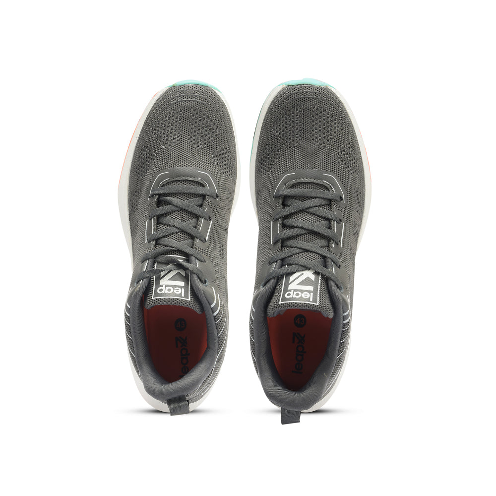 Leap7x By Liberty Men RW-12 Grey Sports Lacing Shoes