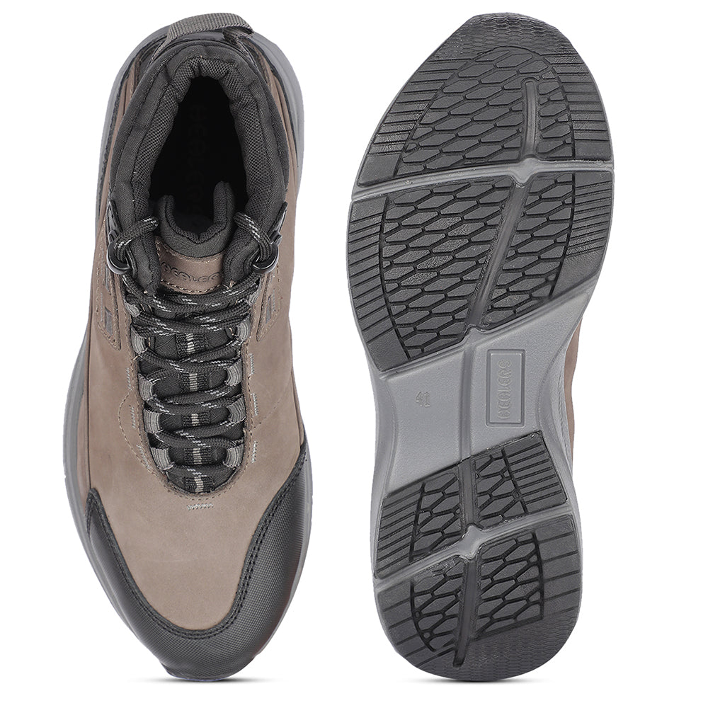 Healers Casual Grey Lacing Shoes For Men A576-1 By Liberty