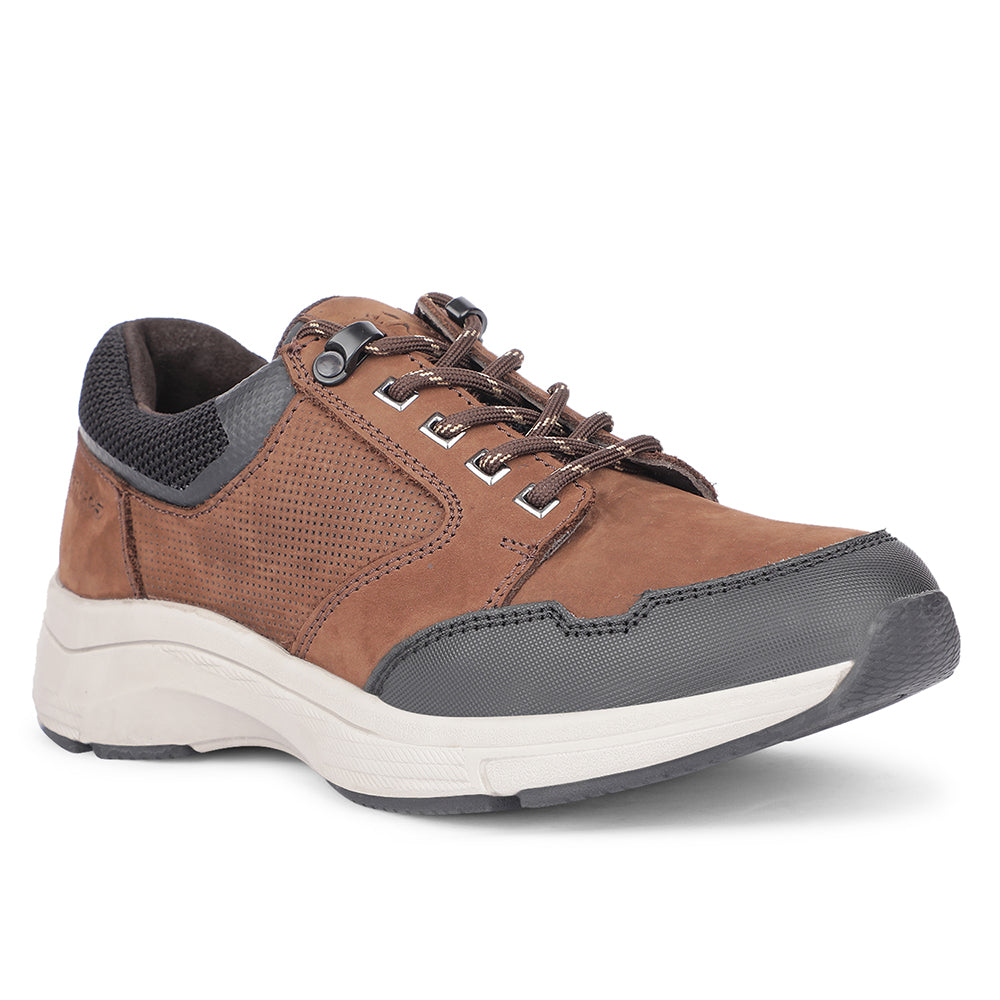 Healers Casual Brown Lacing Shoes For Men A576-5 By Liberty