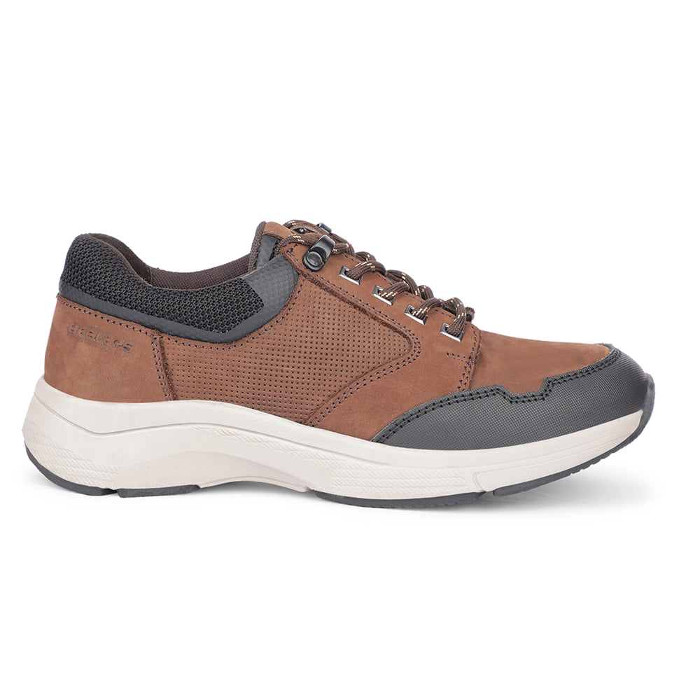 Healers Casual Brown Lacing Shoes For Men A576-5 By Liberty