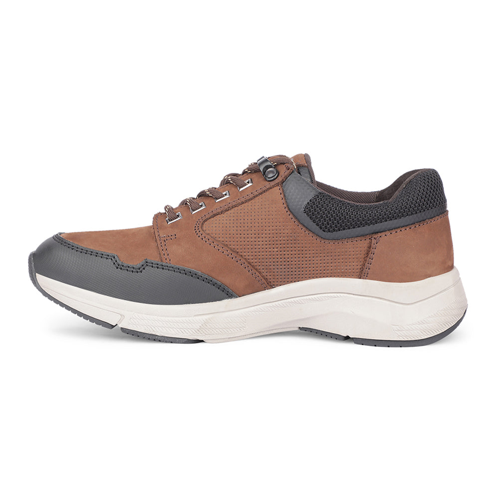 Healers Casual Brown Lacing Shoes For Men A576-5 By Liberty