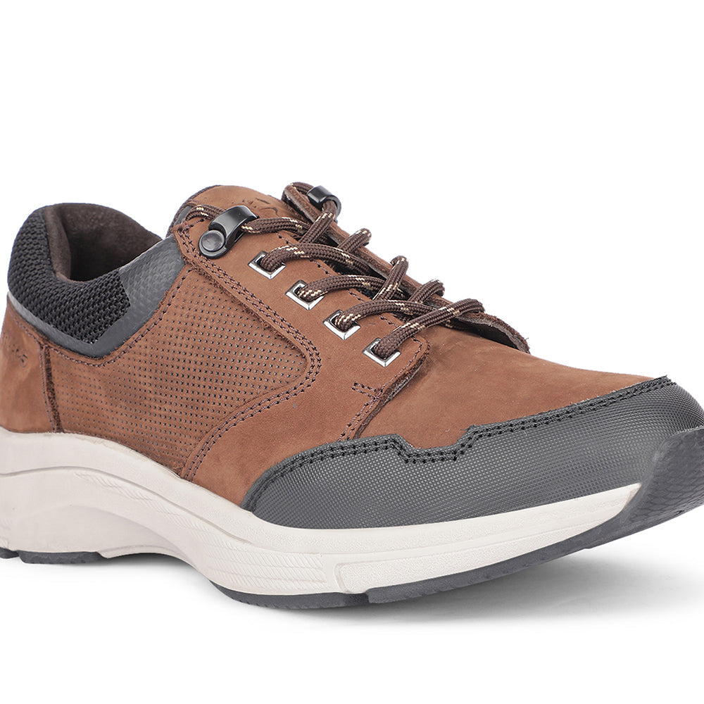 Healers Casual Brown Lacing Shoes For Men A576-5 By Liberty