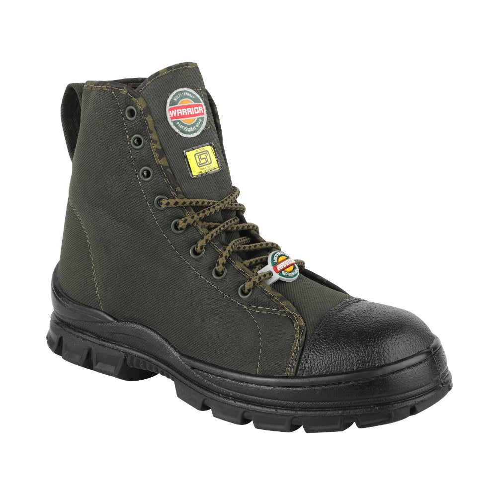 Warrior Olive Green Lacing Defence Jungle Boot for Men 8846HSTG By Liberty