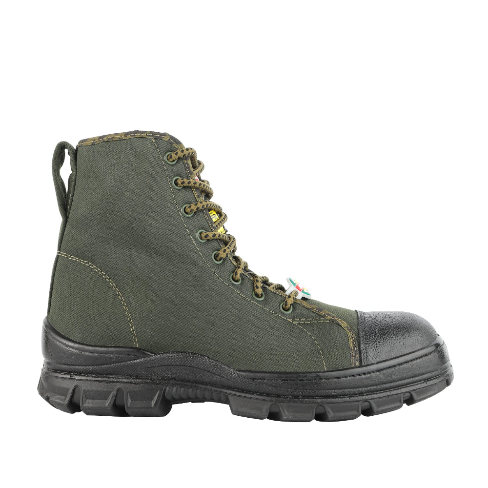 Warrior Olive Green Lacing Defence Jungle Boot for Men 8846HSTG By Liberty