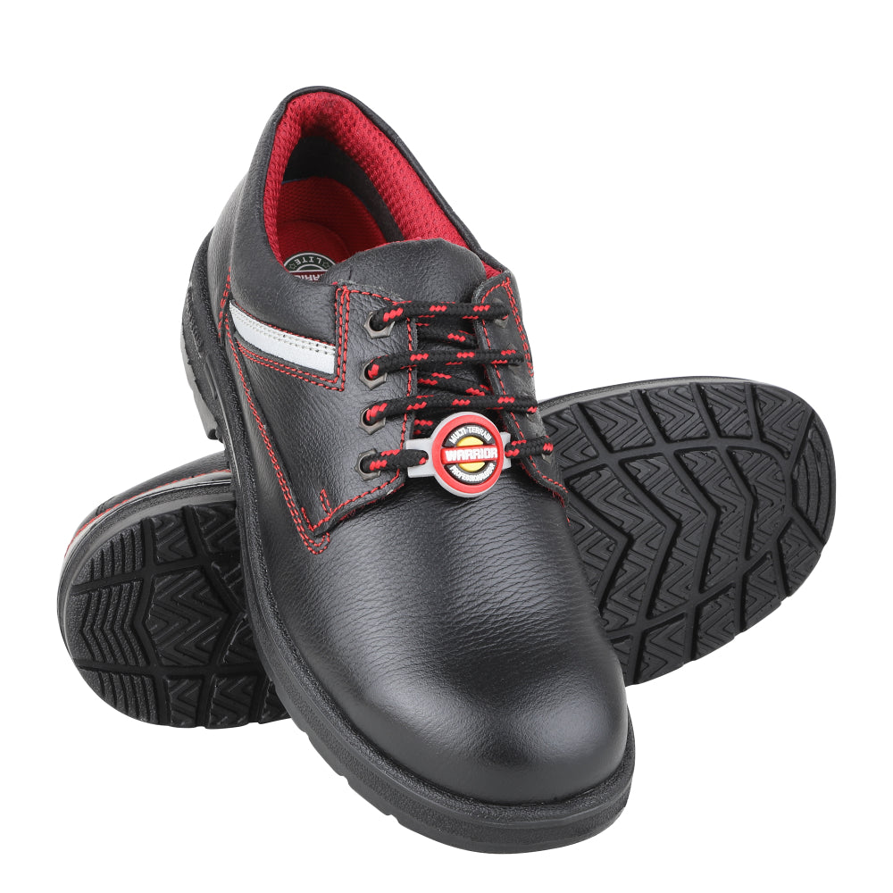 Warrior Red Steel Toe Industrial Safety Shoe for Men LITE By Liberty