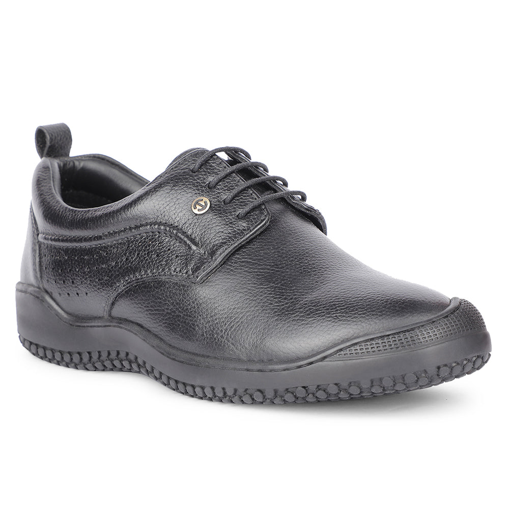 Healers Casual Black Lacing Shoes For Men B49-1 By Liberty