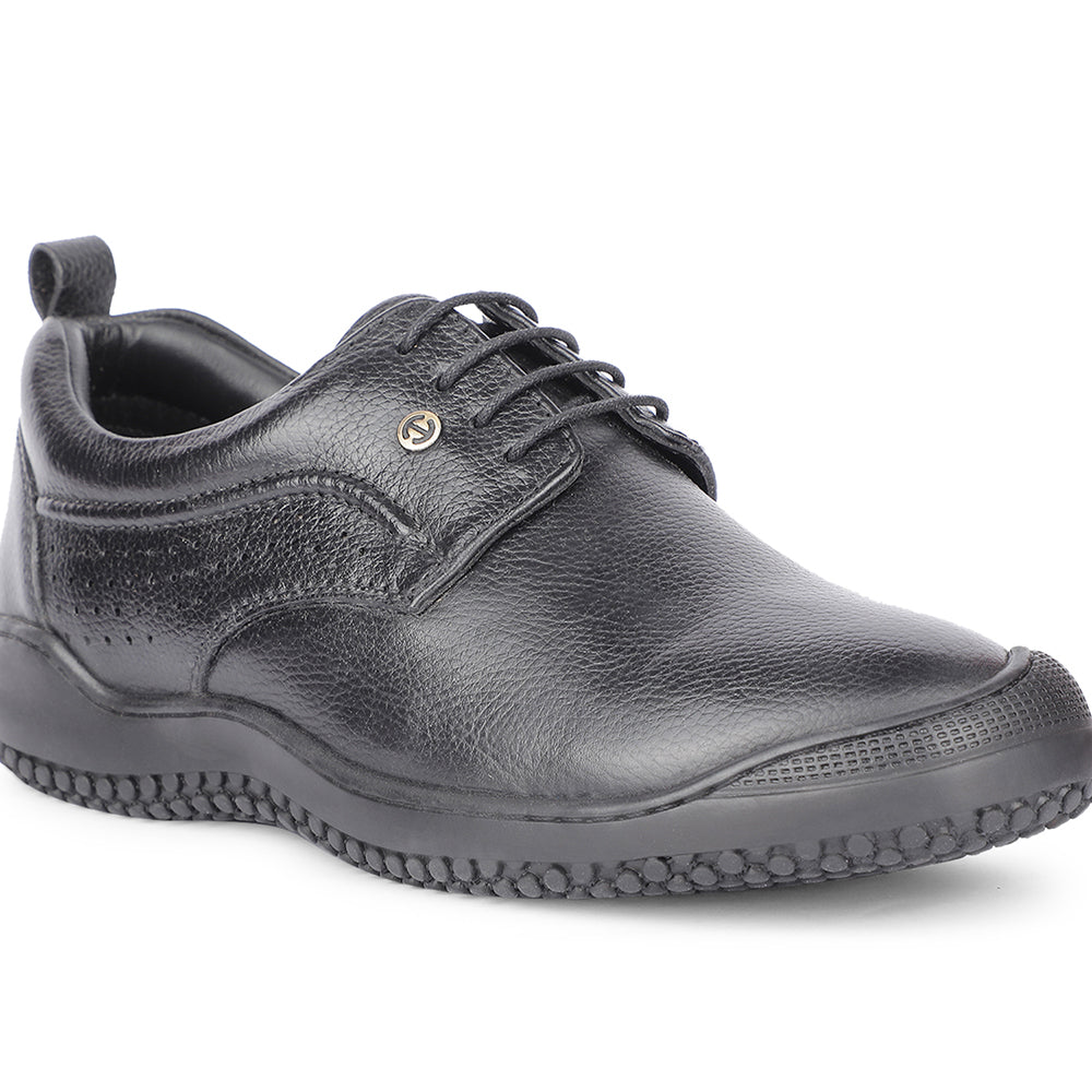 Healers Casual Black Lacing Shoes For Men B49-1 By Liberty