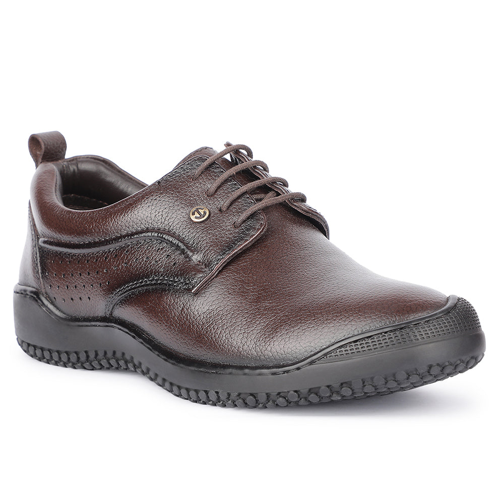 Healers Casual Brown Lacing Shoes For Men B49-1 By Liberty