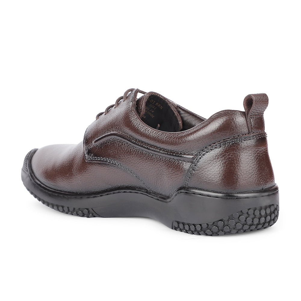 Healers Casual Brown Lacing Shoes For Men B49-1 By Liberty