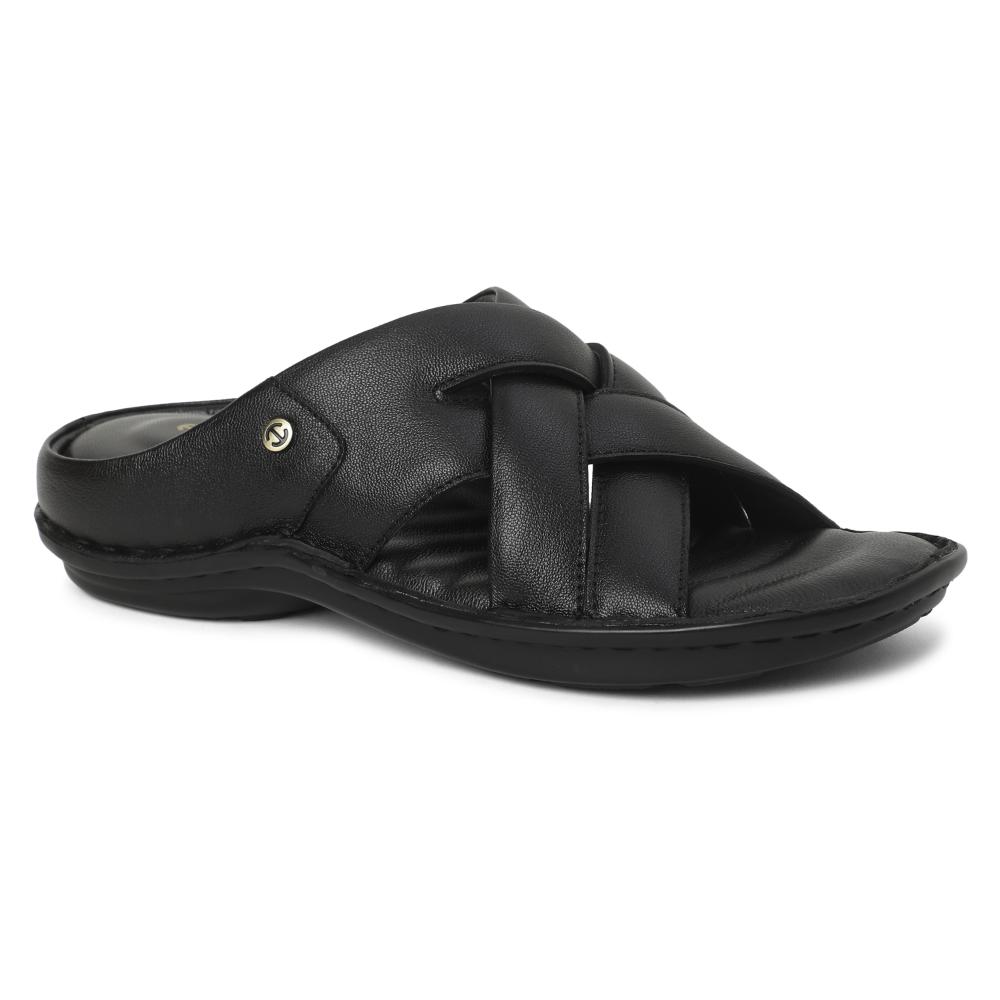 Healers By Liberty ERL-12 Casual Slippers For Mens (Black)