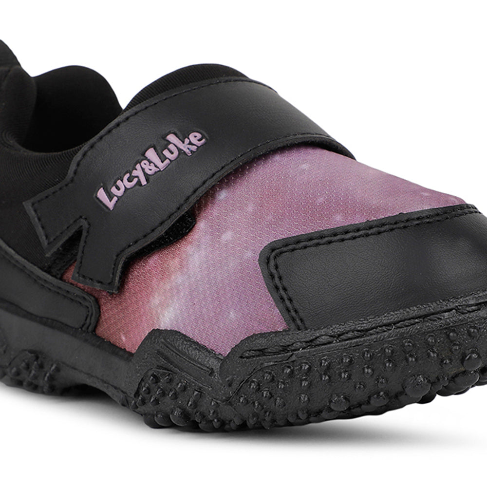 Lucy & Luke Casual Purple Non Lacing Shoes For Kids 85-5E By Liberty