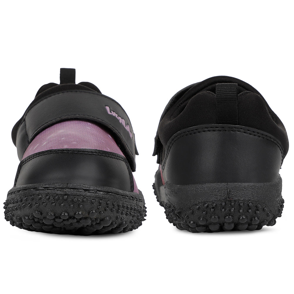 Lucy & Luke Casual Purple Non Lacing Shoes For Kids 85-5E By Liberty