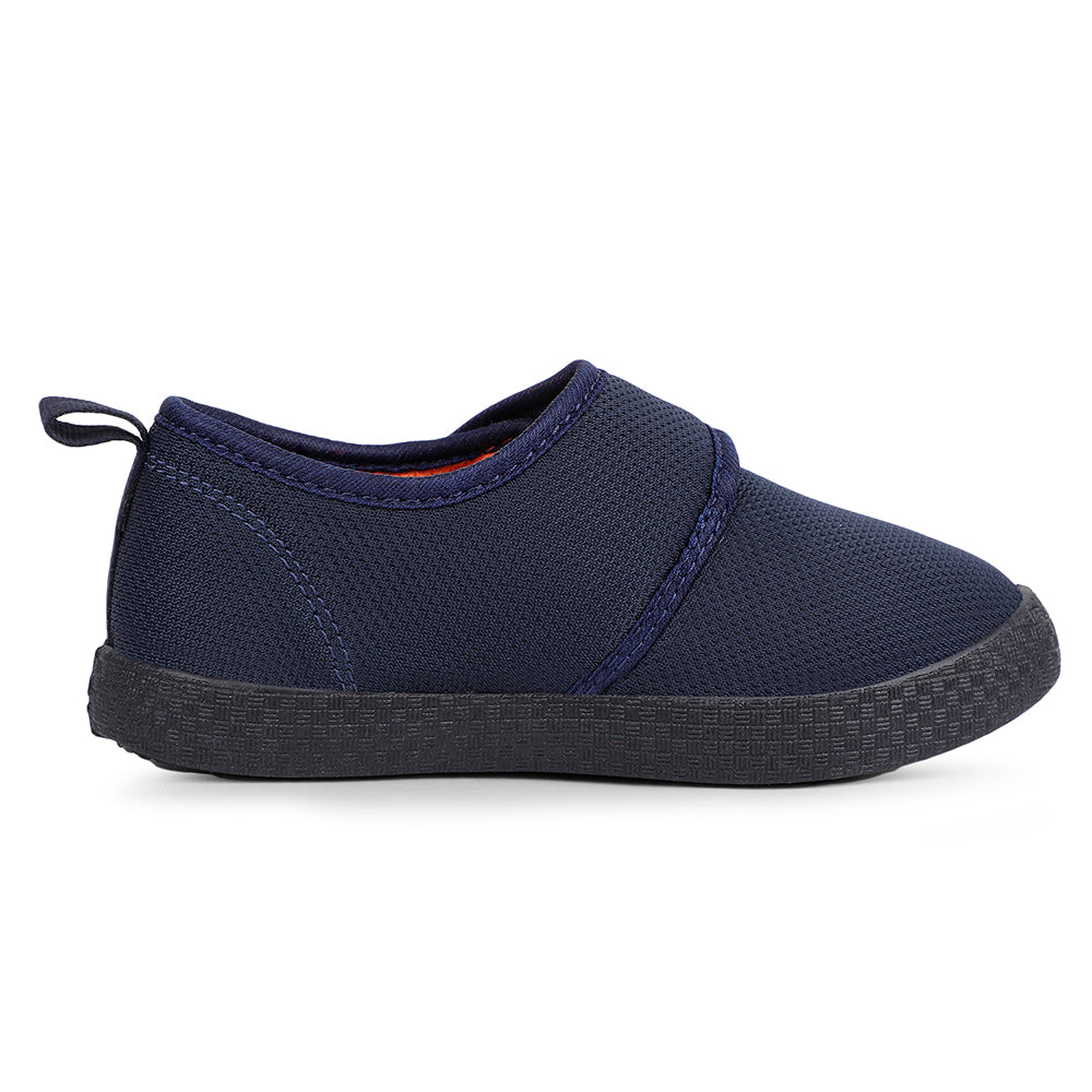 Lucy & Luke Casual Navy Blue Non Lacing Shoes For Kids BASTIAN82E By Liberty