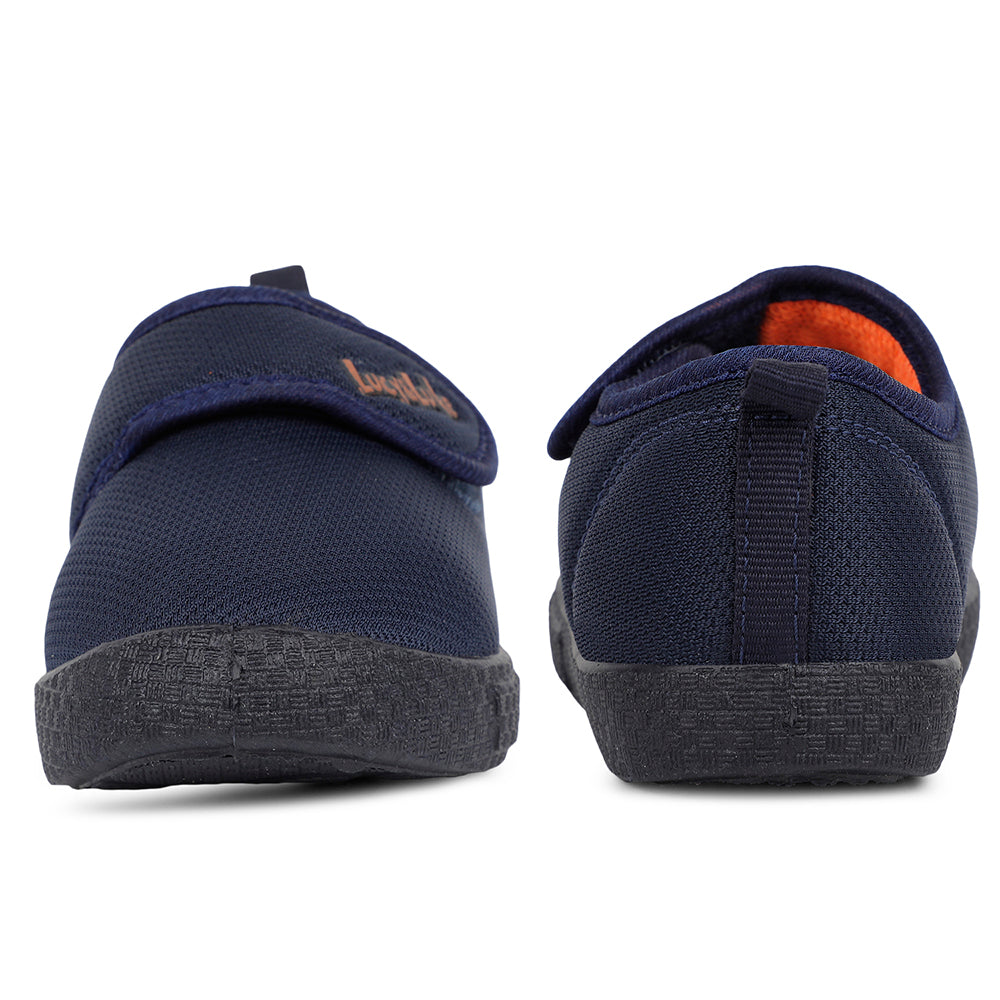 Lucy & Luke Casual Navy Blue Non Lacing Shoes For Kids BASTIAN82E By Liberty