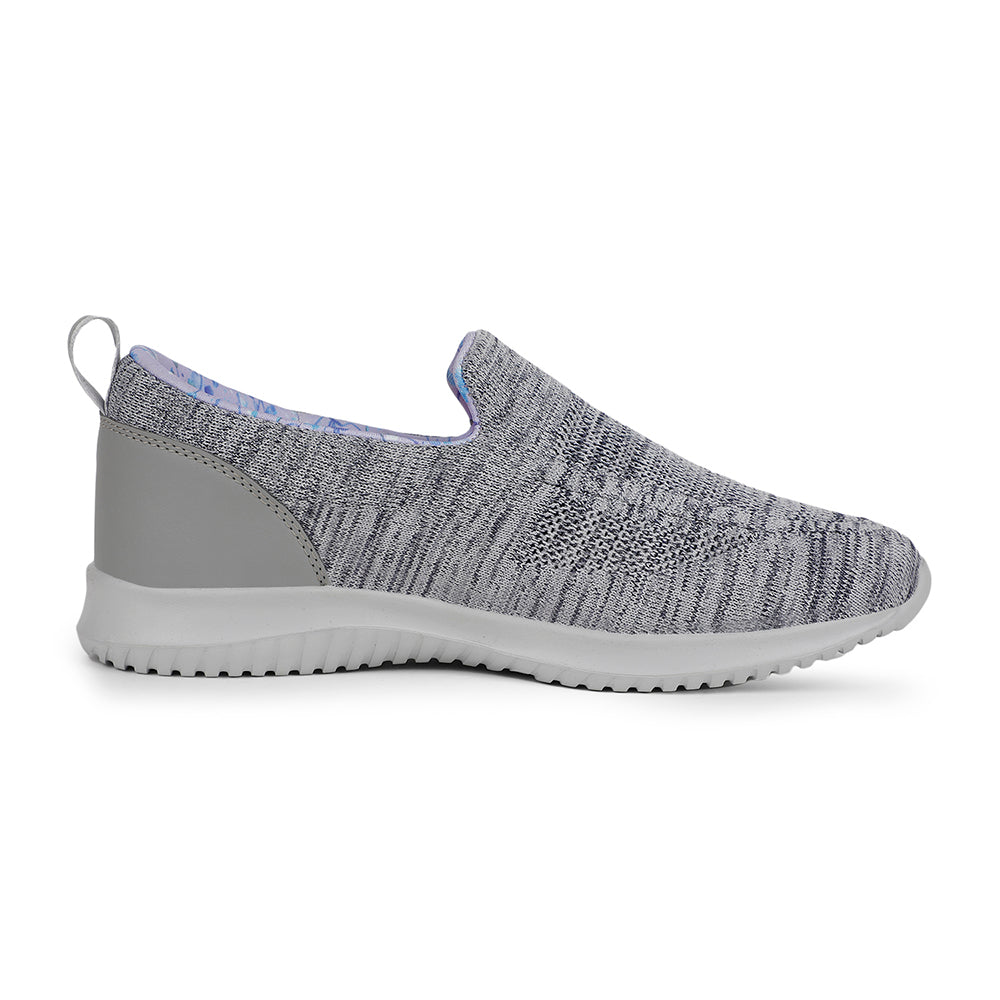 Leap7x Sports Light Grey Walking Shoes For Women WENDY-5E By Liberty