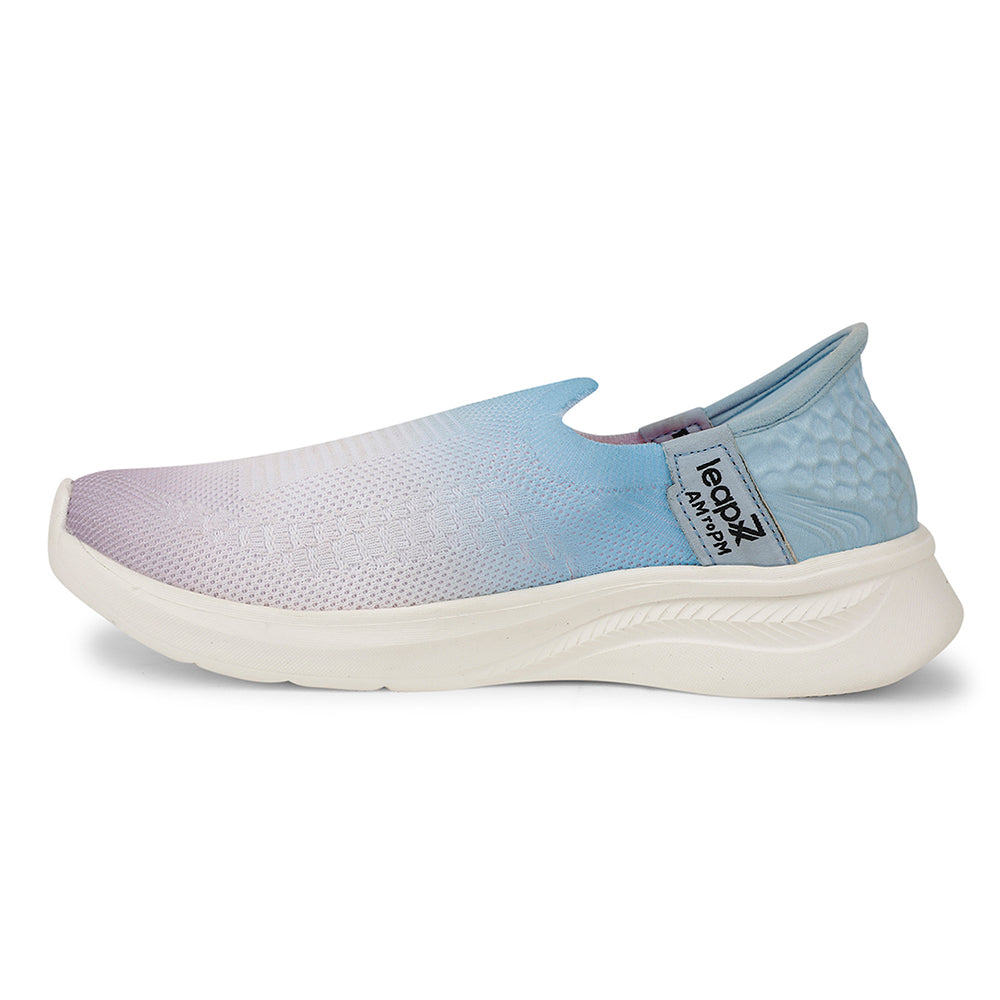 Leap7x Sports Sky Blue Walking Shoes For Women EAZY-W4 By Liberty