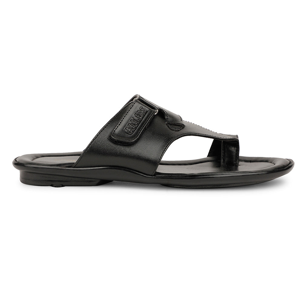 Coolers Casual Black Slipper For Mens ORTIZ-3 By Liberty