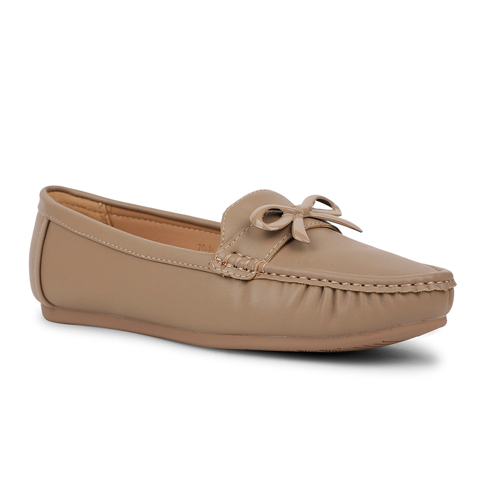 Healers Casual Beige Loafers For Women ZQ-AL-BL1 By Liberty