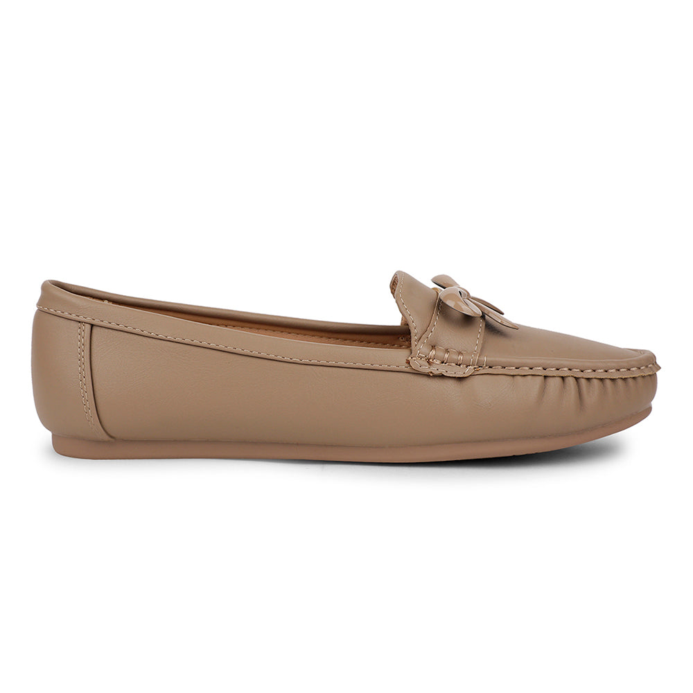 Healers Casual Beige Loafers For Women ZQ-AL-BL1 By Liberty