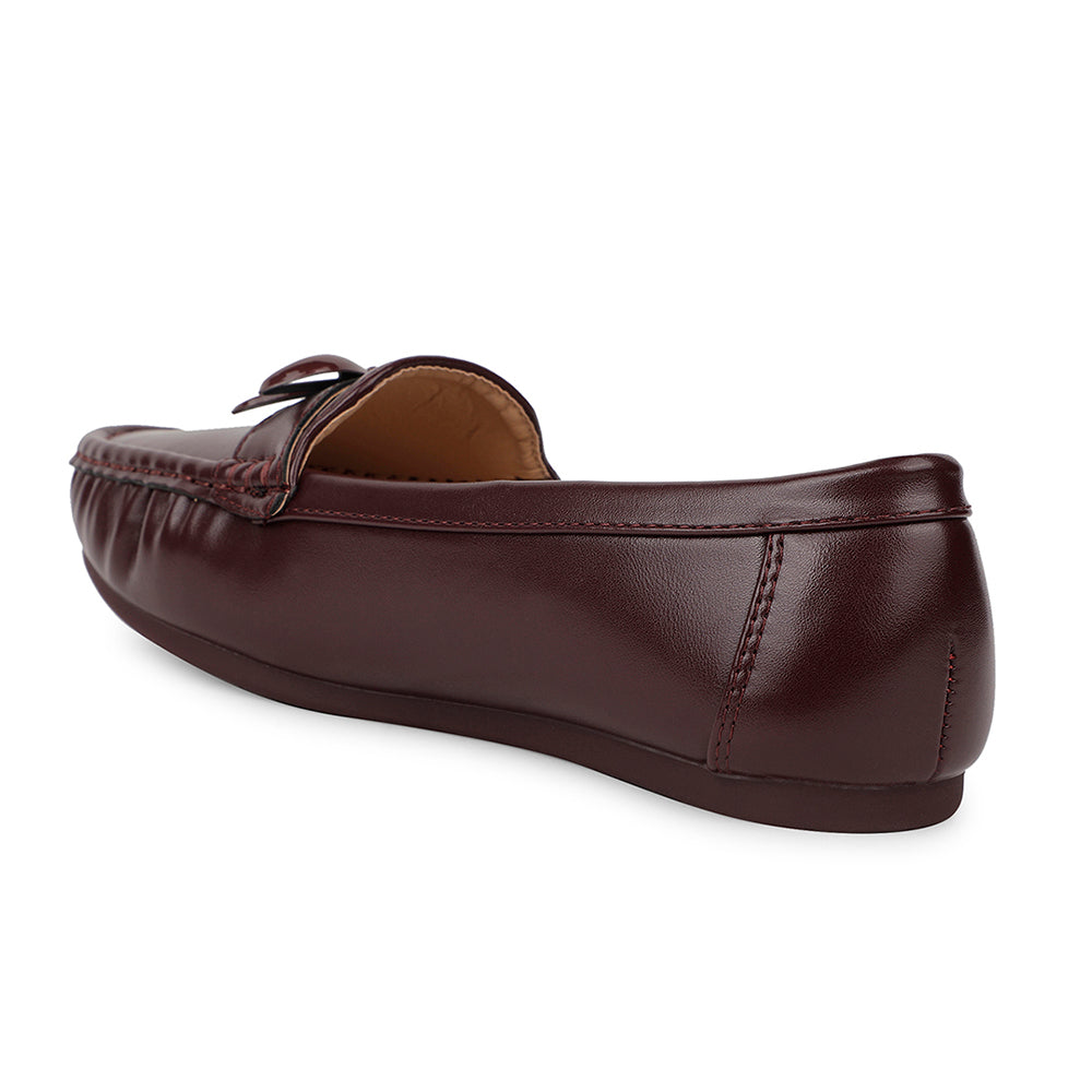 Healers Casual Maroon Loafers For Women ZQ-AL-BL1 By Liberty