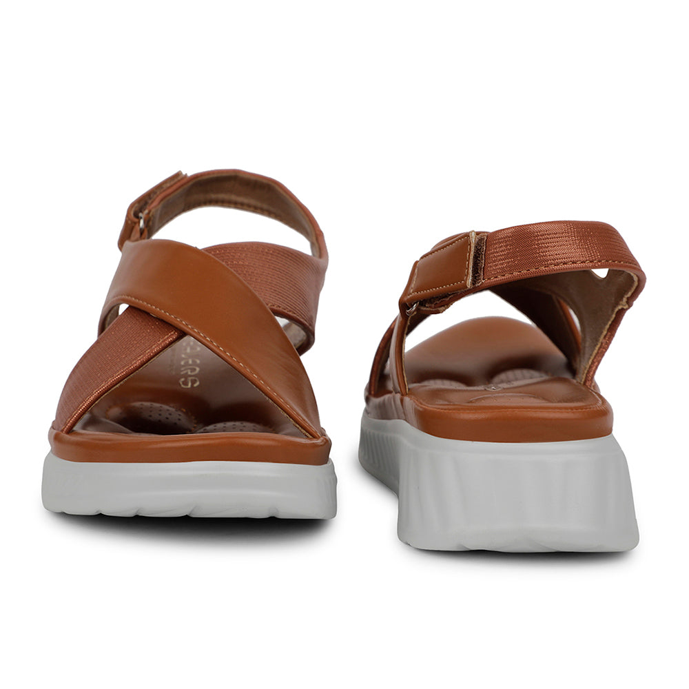 Healers Casual Tan Sandal For Women ZQ-AL-SN3 By Liberty