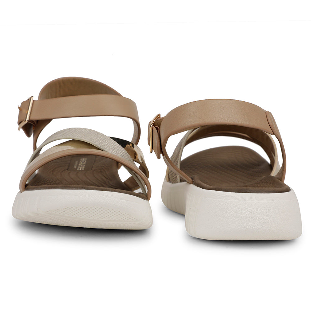 Healers Casual Beige Sandal For Women ZQ-AL-SN4 By Liberty